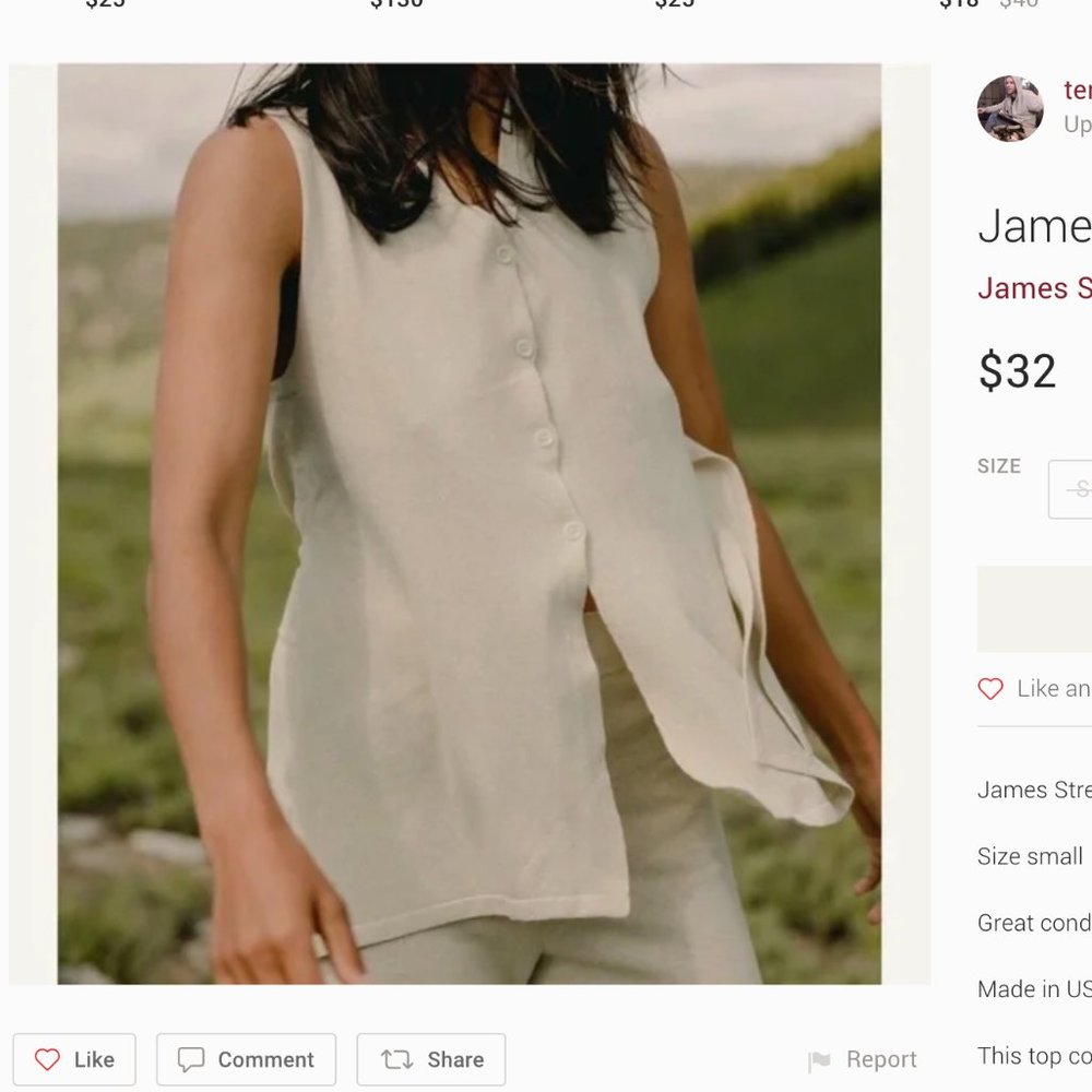 James Street Co 	GAUZE TUNIC